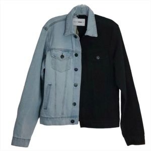 Fashion Nova Men’s Denim Color block Jacket